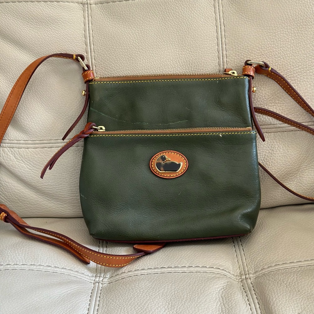 Doney and Bourke leather Crossbody green